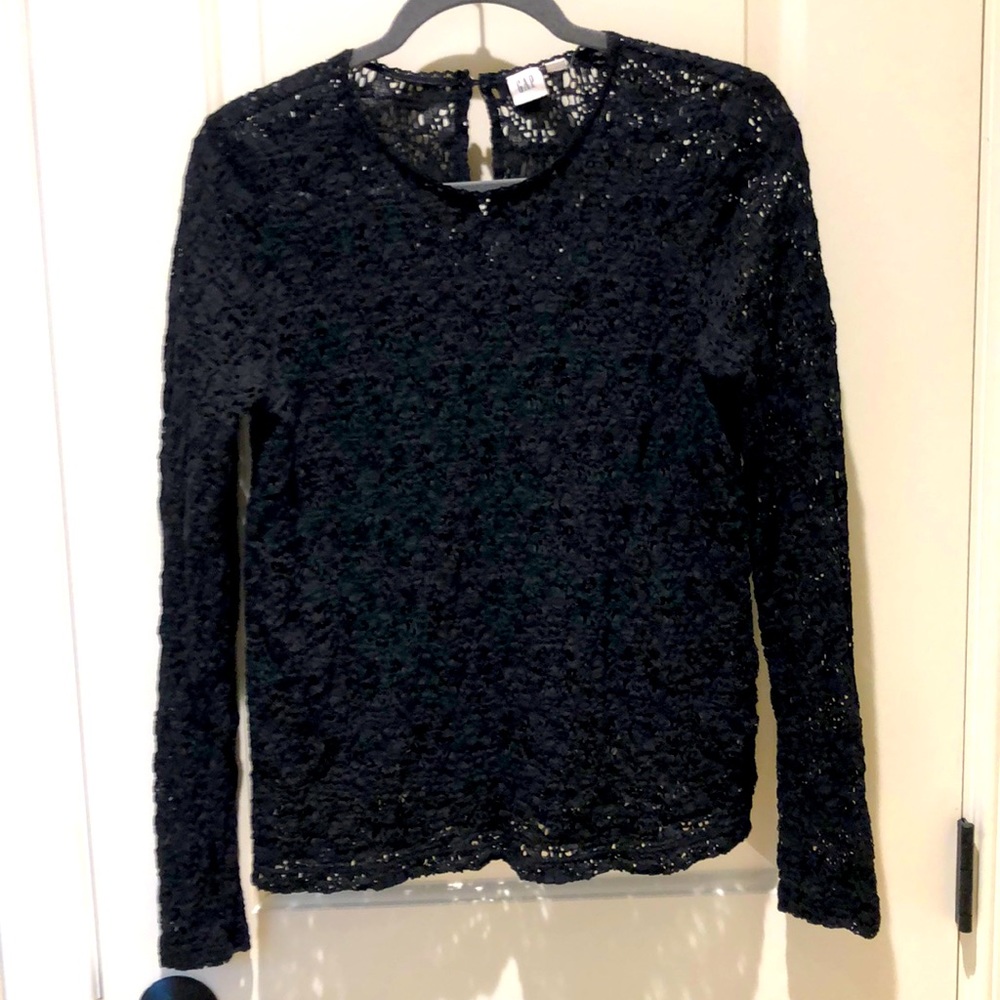 Black lace top